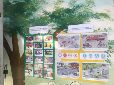 Thực hiện chuyên đề "Tôi yêu Việt Nam" tại trường Mầm Non Họa Mi