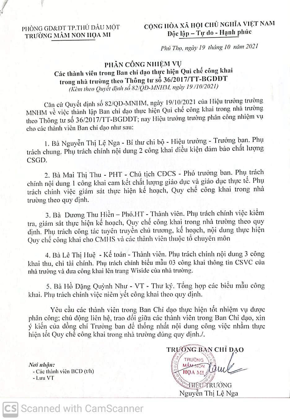 Phân công