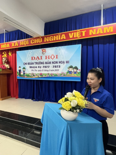 Trường mầm non Họa Mi Đại hội chi đoàn