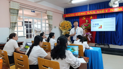 Xây dựng môi trường thông tin an toàn tại Trường Mầm non Họa Mi