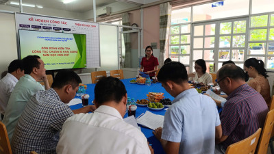 Trường Mầm non Họa Mi đón đoàn kiểm tra công tác chuẩn bị năm học 2026 – 2027