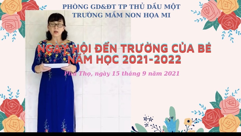 Cô Tú Anh giới thiệu chương trình